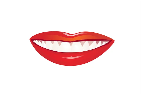 Vektor Lippen Illustration — Stockvektor