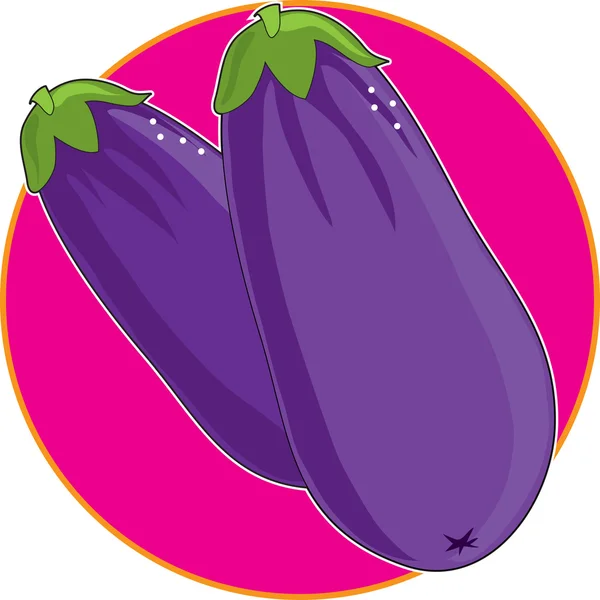 Eggplant Graphic — Stock Vector
