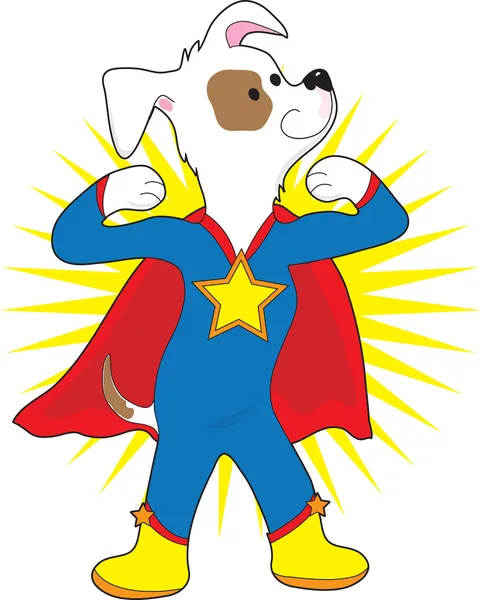 Super perro — Archivo Imágenes Vectoriales