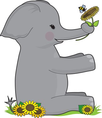 Alphabet Animal E clipart