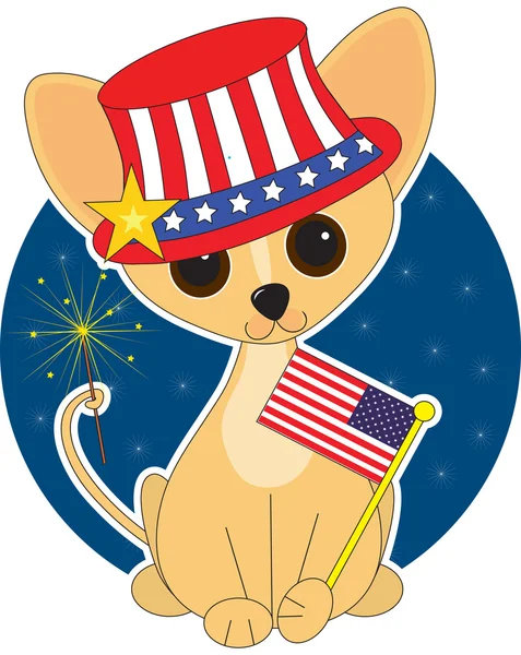 Chihuahua Independence Day — Stock Vector