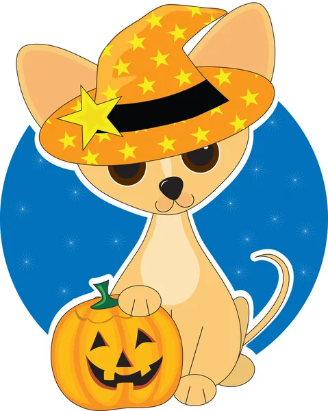 Halloween de Chihuahua —  Vetores de Stock