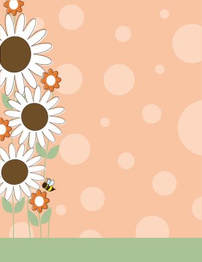 Daisy Flower Border clipart