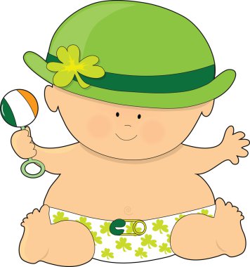 Baby St. Patricks clipart