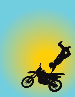 Motocross clipart