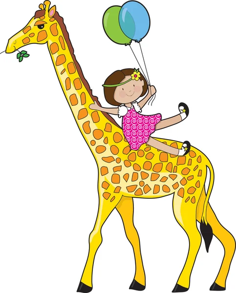 Giraffa di Natalie — Vettoriale Stock