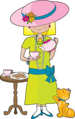 Abbey Dress Up clipart