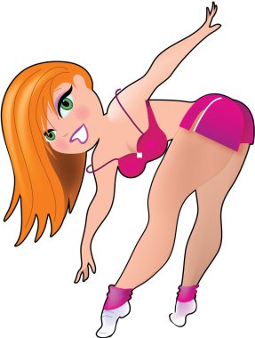 Stripteaser clipart