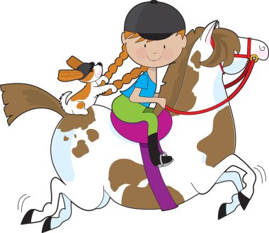 Horsey Holly clipart