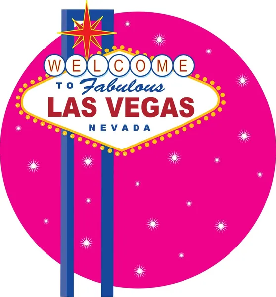 Signo de Vegas — Vector de stock