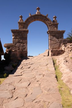 Taquile Island, titicaca Gölü, peru