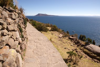 Taquile Island, titicaca Gölü, peru