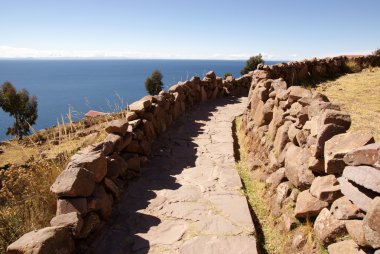 Taquile Island, titicaca Gölü, peru