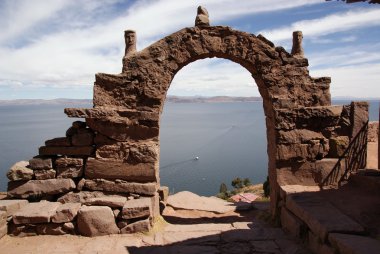 Taquile Island, titicaca Gölü, peru