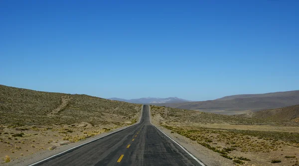 Camino, Altiplano, Perú —  Fotos de Stock
