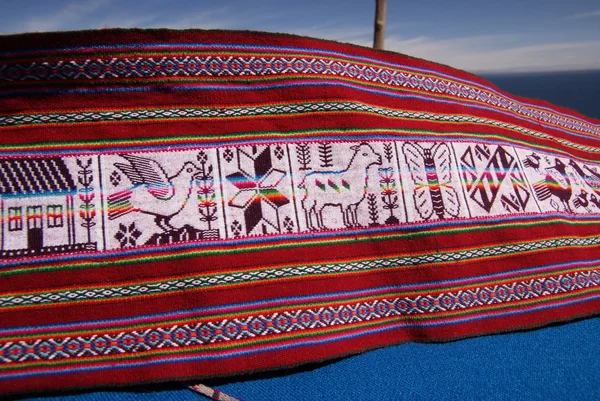 Сувенир, остров Такиле, озеро Титакака, Перу — стоковое фото