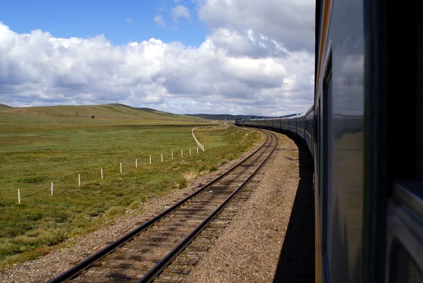 stock image Trans-Siberian Railway , Mongolia
