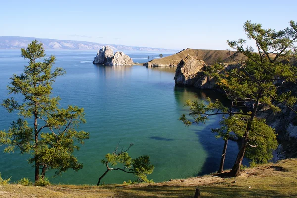 เกาะโอลคอน ทะเลสาบไบคอล รัสเซีย — ภาพถ่ายสต็อก