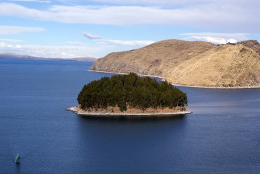 Isla del sol, Titicaca lake, Bolivia clipart