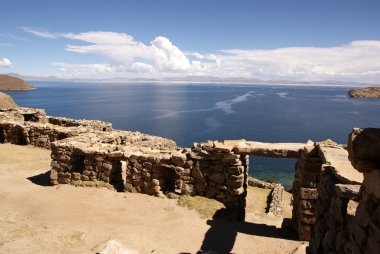 Isla del sol, Titicaca lake, Bolivia clipart