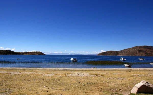 Isla del sol, Titicaca lake, Bolivia — Stock Photo, Image