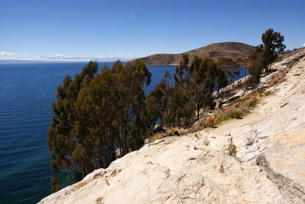 Isla del Sol, Titicaca Lake, Bolívie — Stock fotografie