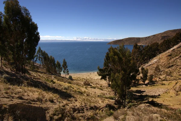 玻利维亚Titicaca湖，Isla del Sol — 图库照片