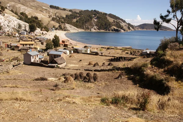 Ісла-дель-Соль, озеро Тітікака, Болівія — стокове фото