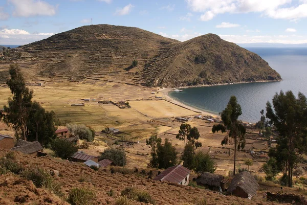 이슬라델 솔, 티티카카호, 볼리비아 — 스톡 사진
