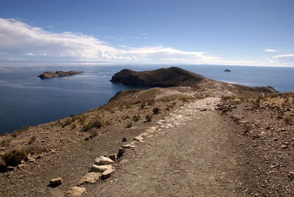 ボリビアのティティカカ湖、ソル島 — ストック写真