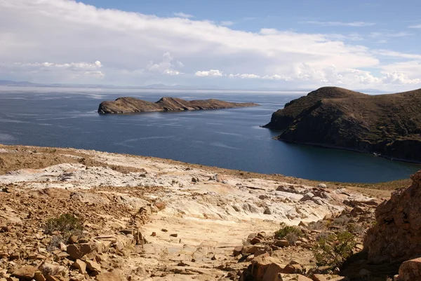 ボリビアのティティカカ湖、ソル島 — ストック写真