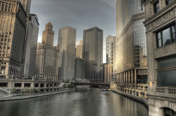 HDR i chicago. — Stockfoto
