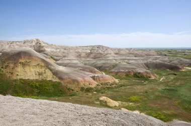 Badlands in South Dakota clipart
