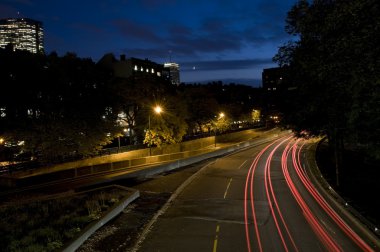 Boston at Night clipart