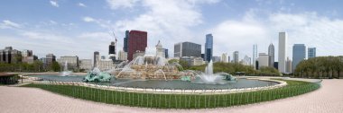 Buckingham Fountain in Chicago clipart