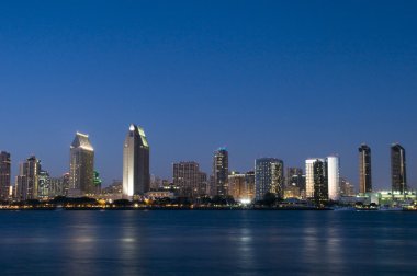 San Diego at Night clipart