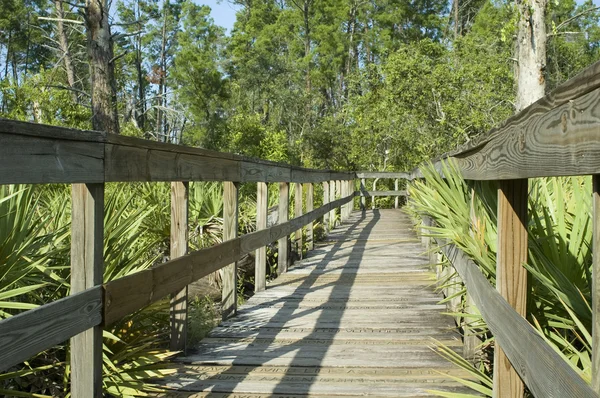 Boardwalk in Palm Bay, Florida — Stock Photo, Image
