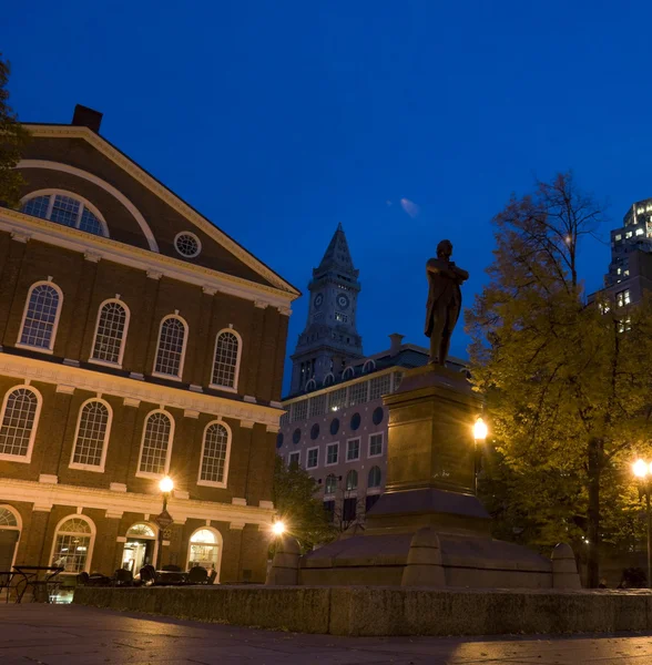 Boston at Night — Stock Photo, Image