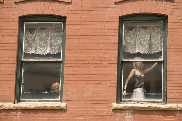 Manequins v okně — Stock fotografie