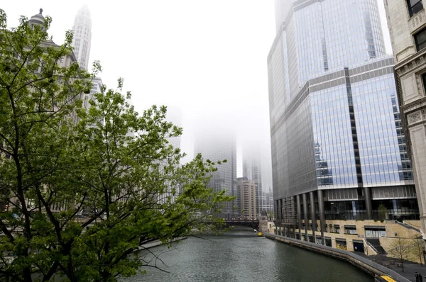 Chicago dimmig dag — Stockfoto
