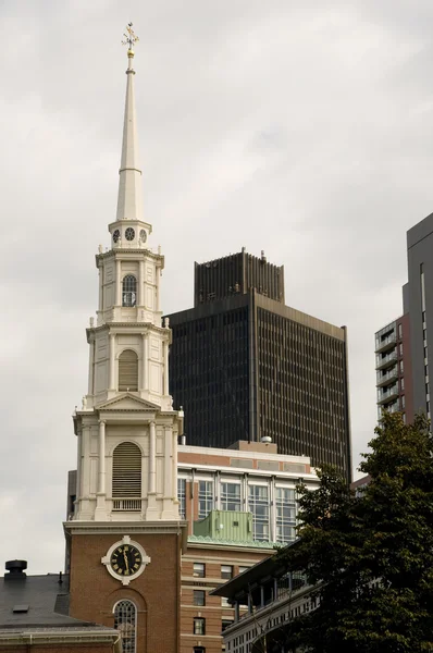 보스턴의 건축 양식 — 스톡 사진