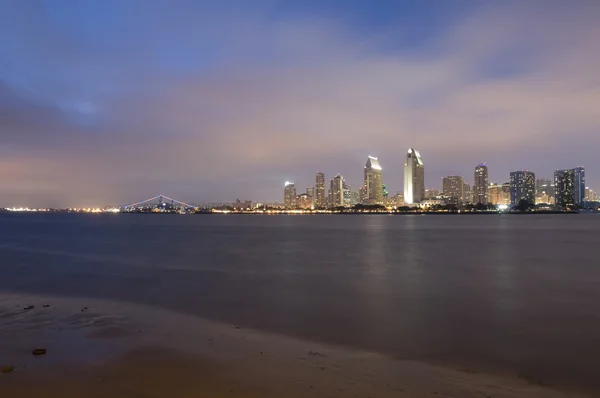 Blick auf San Diego von der Insel Cornado — Stockfoto