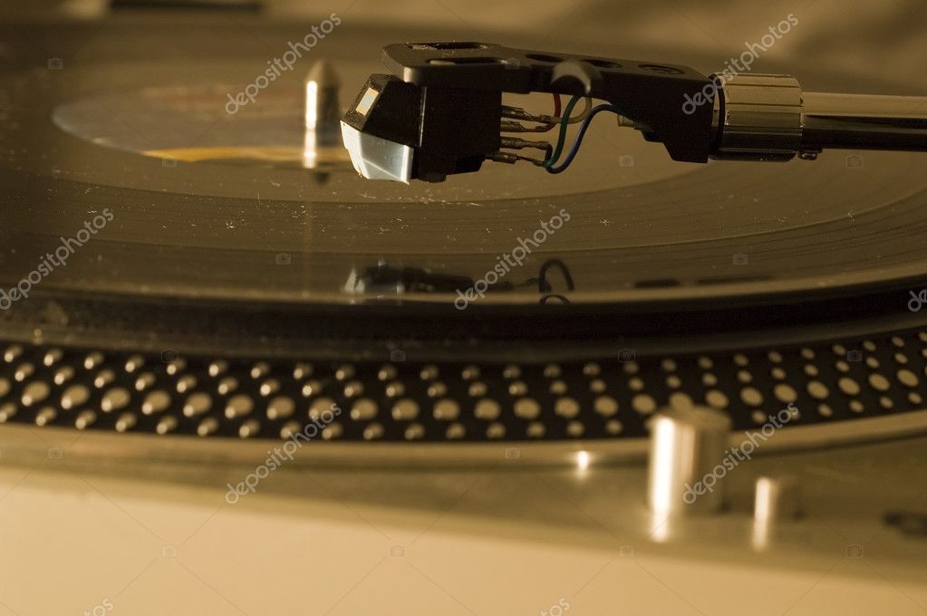 Close Up Of Record Player Stock Photo By C Jacksonjesse