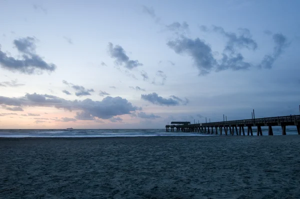 Tybee Beach ao nascer do sol — Fotografia de Stock