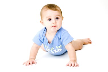 Baby Crawling clipart