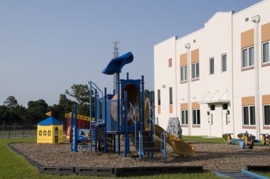 Playground at Elementary School clipart