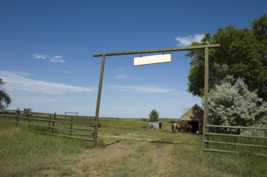 Ranch in Wymoning clipart