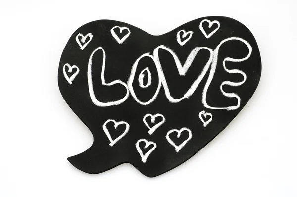 Love on Chalkboard — Stock Photo, Image