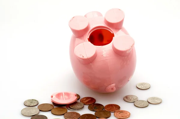 Piggy Bank, Lens Baby used to Blur Outside Edges — Stock Photo, Image