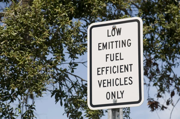 stock image Fuel Efficient Parking Sign